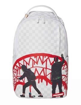 Mochila Sprayground graffiti cuadros blancos