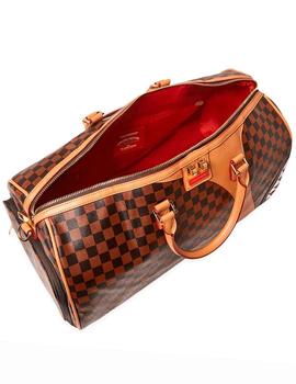 Bolso de viaje Sprayground estilo Louis Vuitton