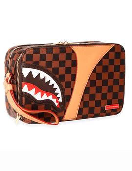 Neceser Sprayground marrón estilo Louis Vuitton