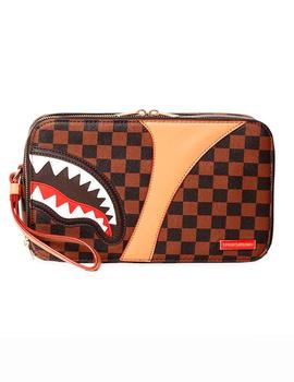 Neceser Sprayground marrón estilo Louis Vuitton