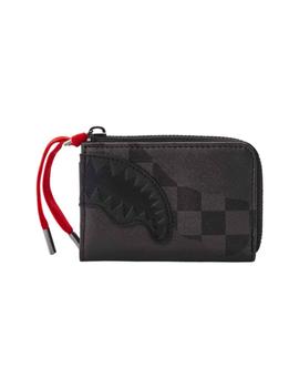 Cartera Sprayground negra con boca de tiburón