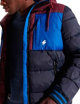 Plumas acolchado Superdry Sports Puffer azul marino