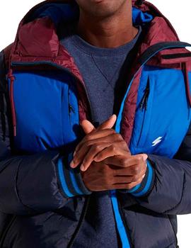 Plumas acolchado Superdry Sports Puffer azul marino