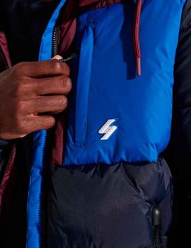 Plumas acolchado Superdry Sports Puffer azul marino