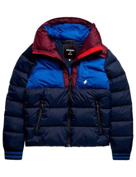 Plumas acolchado Superdry Sports Puffer azul marino