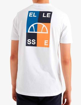 Camiseta Ellesse Altus blanca estampada en espalda