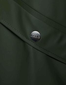 Chubasquero cola de pez Rains verde botella unisex