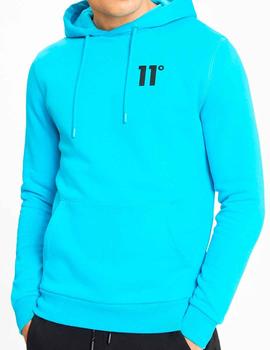 Sudadera básica 11 Degrees turquesa para hombre