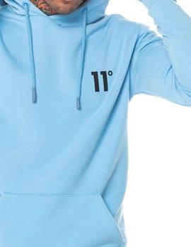 Sudadera 11 Degrees azul celeste para hombre