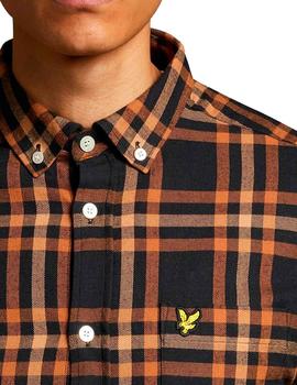 Camisa Lyle Scott cuadros vaqueros estilo leñador