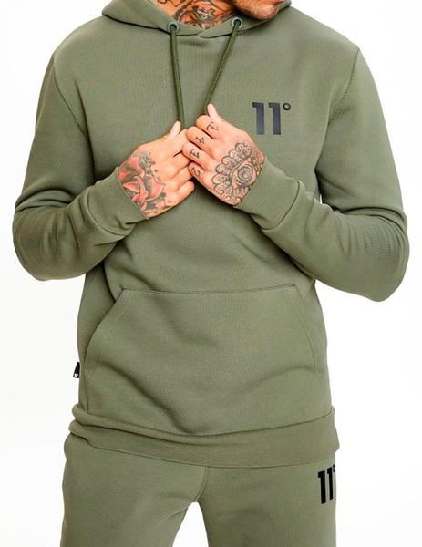 Sudadera 11 Degrees verde para hombre