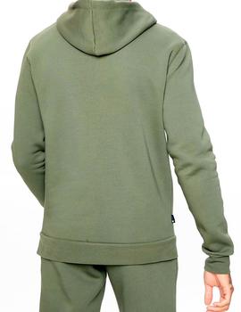 Sudadera 11 Degrees verde militar para hombre