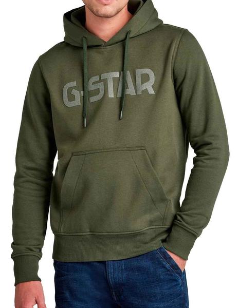 Sudadera capucha G Star Raw verde