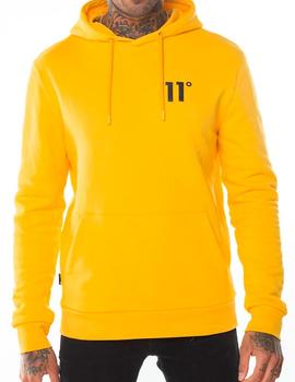 Sudadera 11 Degrees Core Pull Over Hoodie amarilla