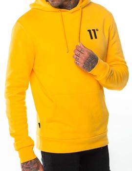 Sudadera 11 Degrees Core Pull Over Hoodie amarilla