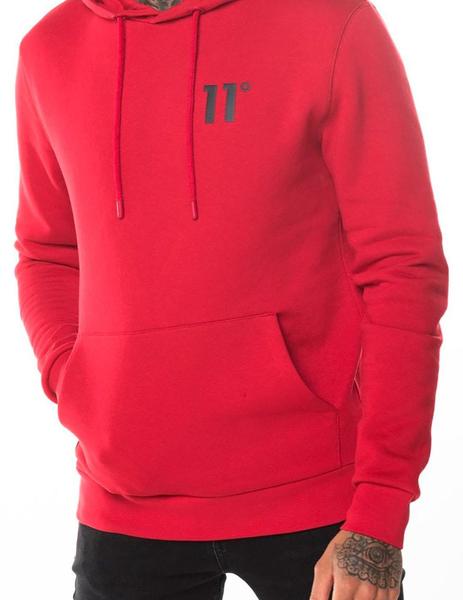 SUDADERA ROJA HOMBRE CAPUCHA