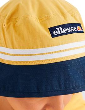 Gorro pescador Ellesse Levan amarillo y azul