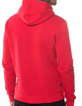 Sudadera 11 Degrees capucha roja para hombre