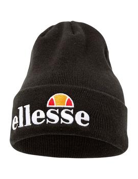 Gorro invierno Ellesse negro con logo bordado