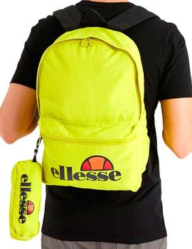 Mochila Ellesse verde con estuche para el cole