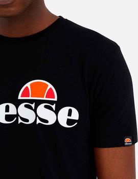 Camiseta Ellesse Prado negra logo grande