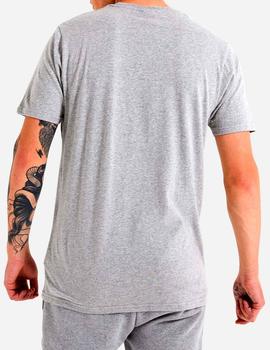 Camiseta manga corta Ellesse Dyne gris logo grande