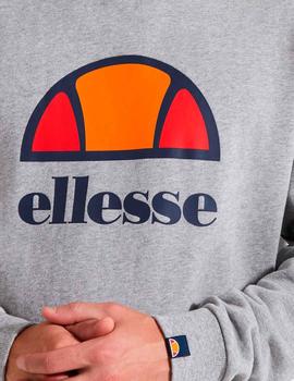 Sudadera cuello redondo Ellesse gris para hombre