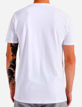 Camiseta típica Ellesse blanca logo grande