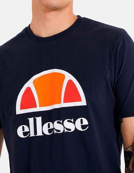 Camiseta Ellesse básica azul marino logo grande