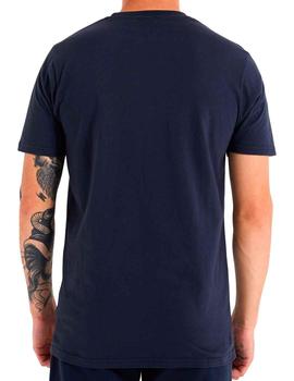 Camiseta Ellesse básica azul marino logo grande
