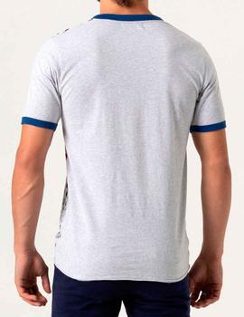 Camiseta pintada Altona Dock gris para hombre