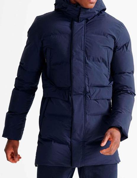 Abrigo Superdry Expedition azul marino para hombre