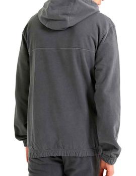 Sudadera capucha Ellesse gris efecto desgastado