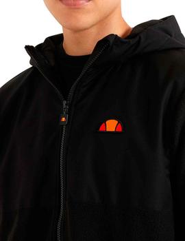 Chaqueta polar Ellesse Freccaro negra para hombre