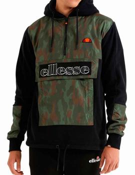 Canguro Ellesse Legno negro estampado en camuflaje