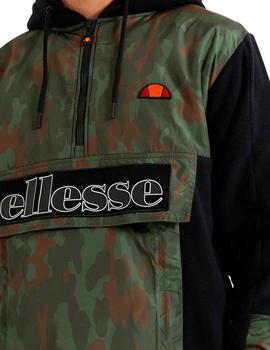 Canguro Ellesse Legno negro estampado en camuflaje