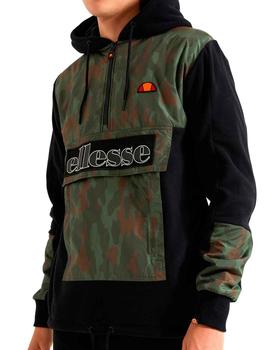 Canguro Ellesse Legno negro estampado en camuflaje