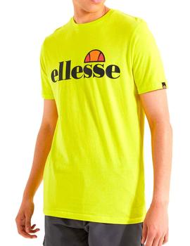 Camiseta básica Ellesse verde fuerte para hombre