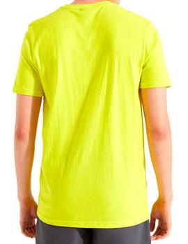 Camiseta básica Ellesse verde fuerte para hombre