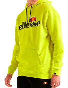 Sudadera Ellesse verde fosforito para hombre