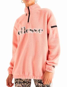 Sudadera Ellesse rosa de borrego para mujer