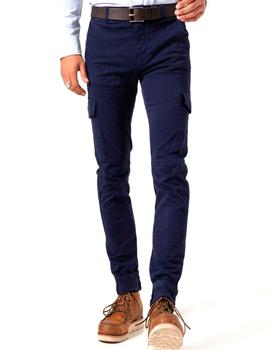 Pantalón cargo Altona Dock azul marino para hombre