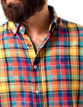 Camisa Altona Dock cuadros multicolor hombre