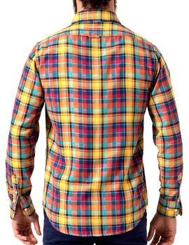 Camisa Altona Dock cuadros multicolor hombre