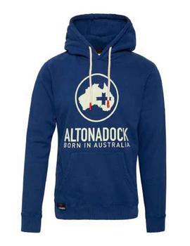 Sudadera azul Altona Dock para hombre