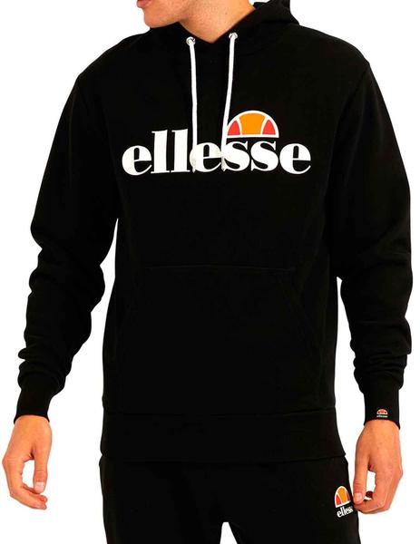 Sudadera negra Ellesse logotipo |