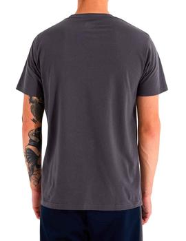 Camiseta Ellesse multilogo Mane gris oscuro