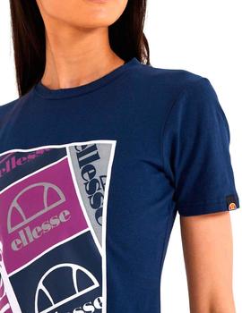 Camiseta Ellesse masculina Loril marino para mujer