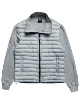 Chaqueta Superdry gris mangas sudadera para hombre