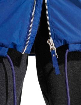 Abrigo largo impermeable Superdry azul para hombre